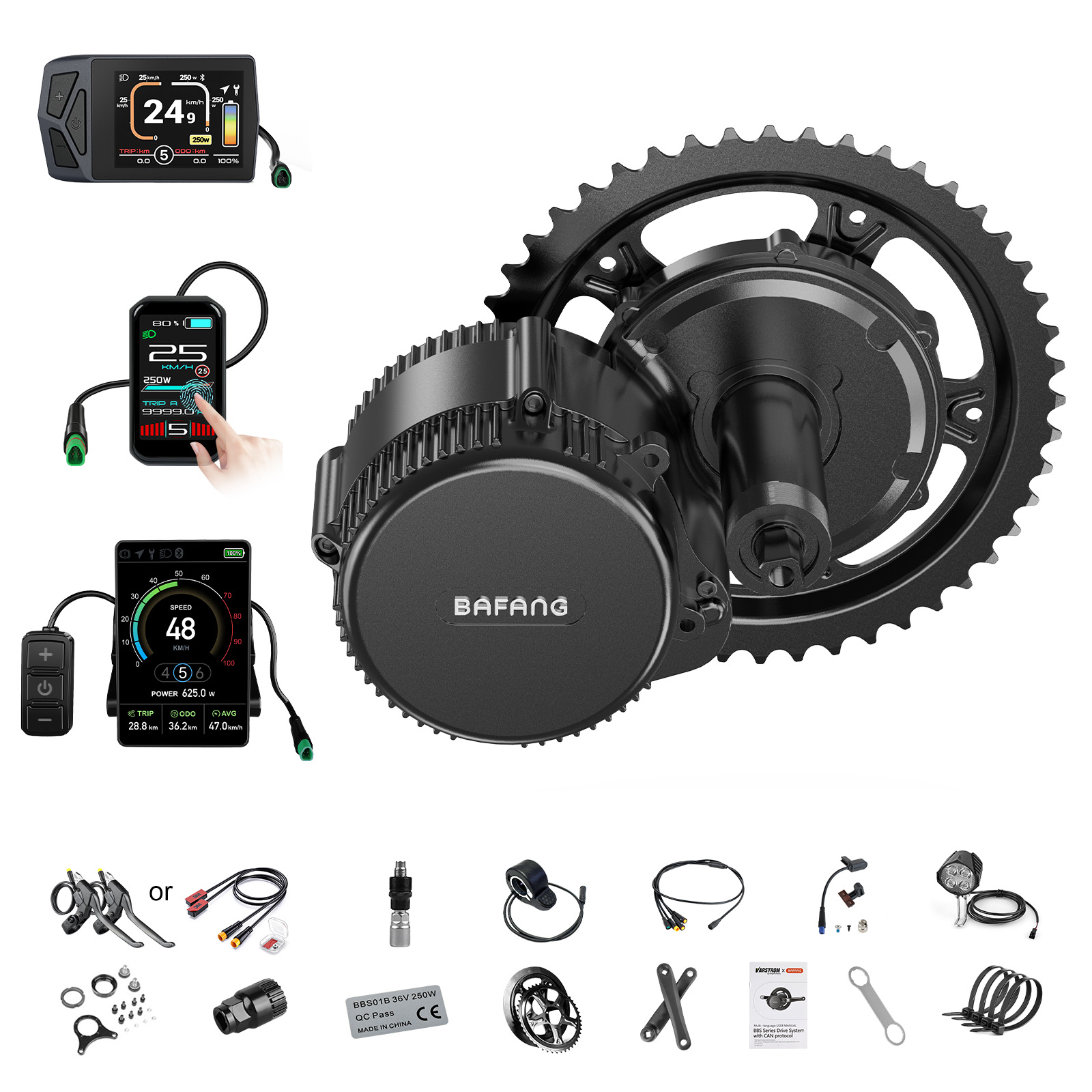 Mid Drive Motor Kit 52V 1000W - [Dostawa lokalna w USA] Silnik Bafang