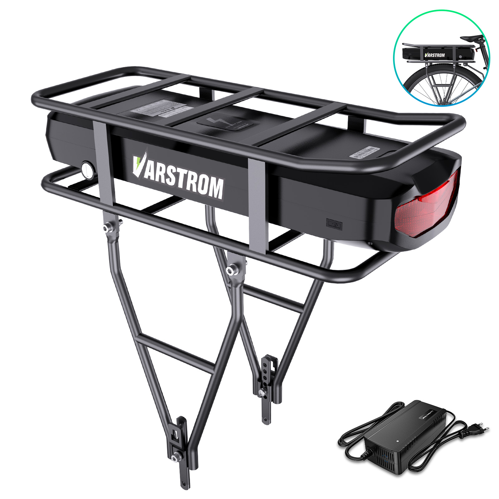 Ebike Battery 48V 20Ah Hailong - Akumulator do roweru elektrycznego, montowany na