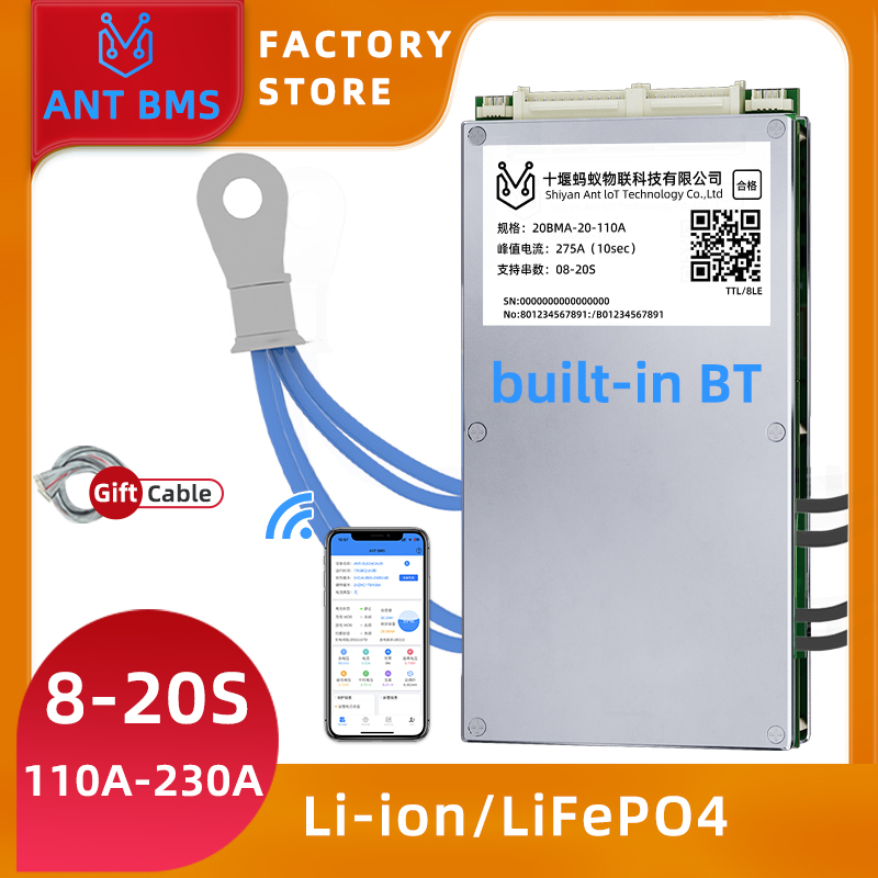 Smart Bms 72V 20S 150A Bluetooth - ANT Smart Balance BMS 8S-20S z