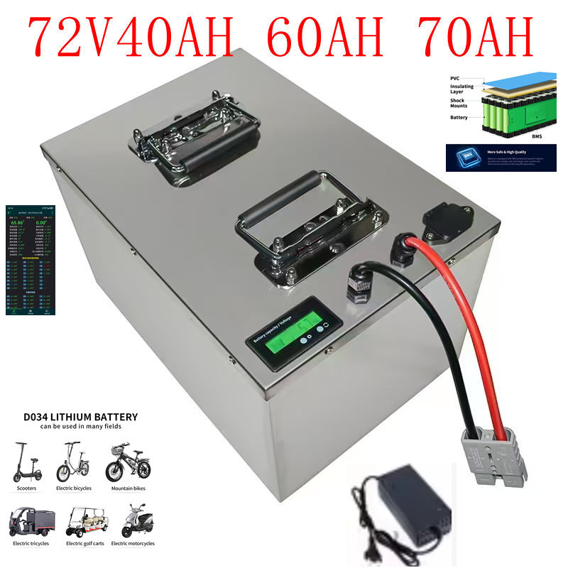 Electric Bicycle Battery 72V 30Ah - System magazynowania energii z baterią litowo-żelazowo-fosforanową
