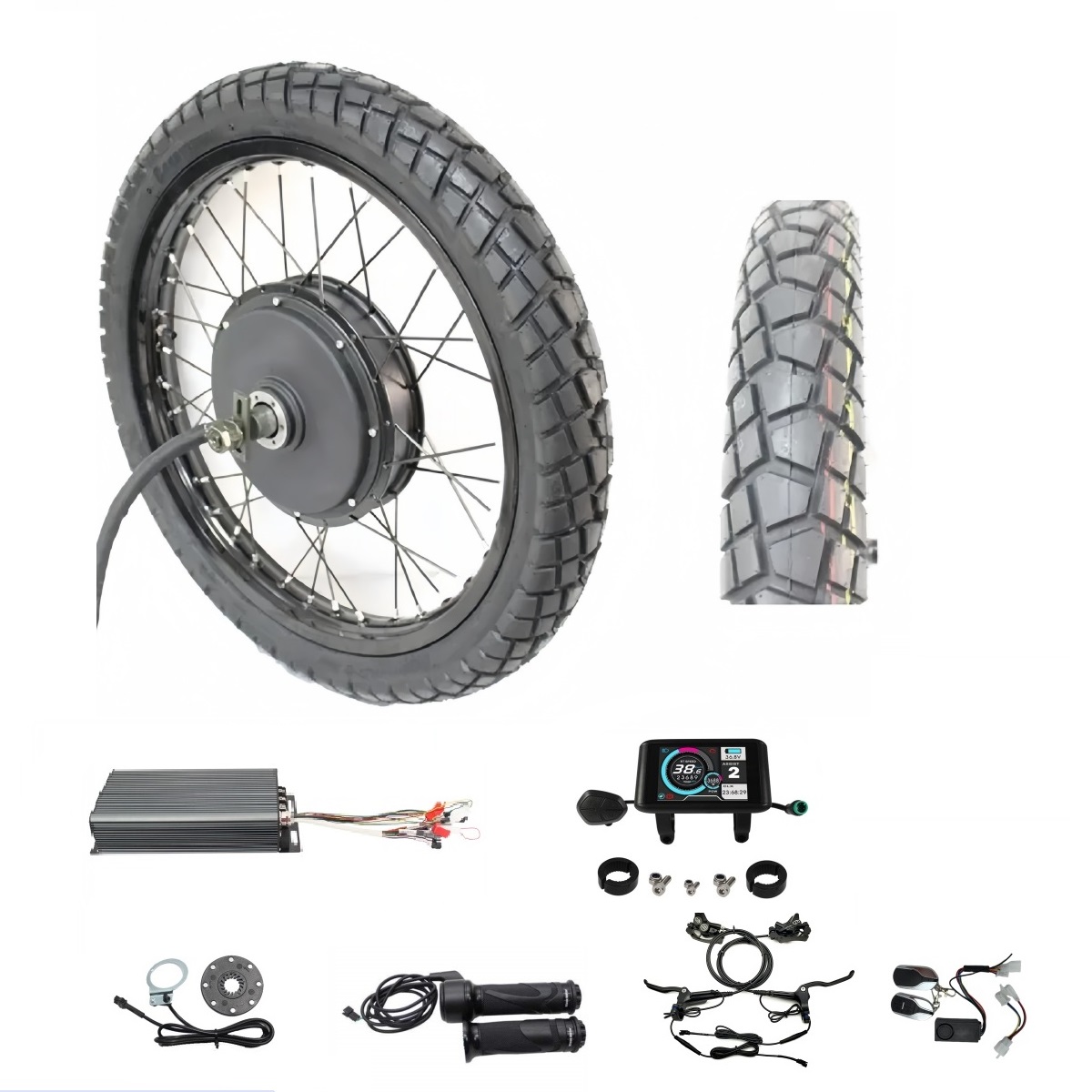 Zestaw do konwersji tylnego ko – 72V 5000W Hub Motor Kit recenzja i cena