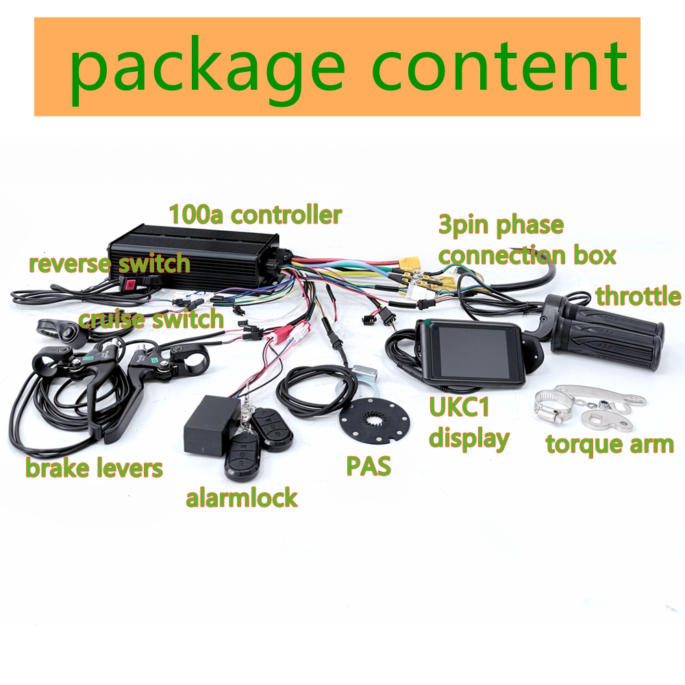 Zestaw do konwersji roweru ele – 72V 5000W Hub Motor Kit recenzja i cena
