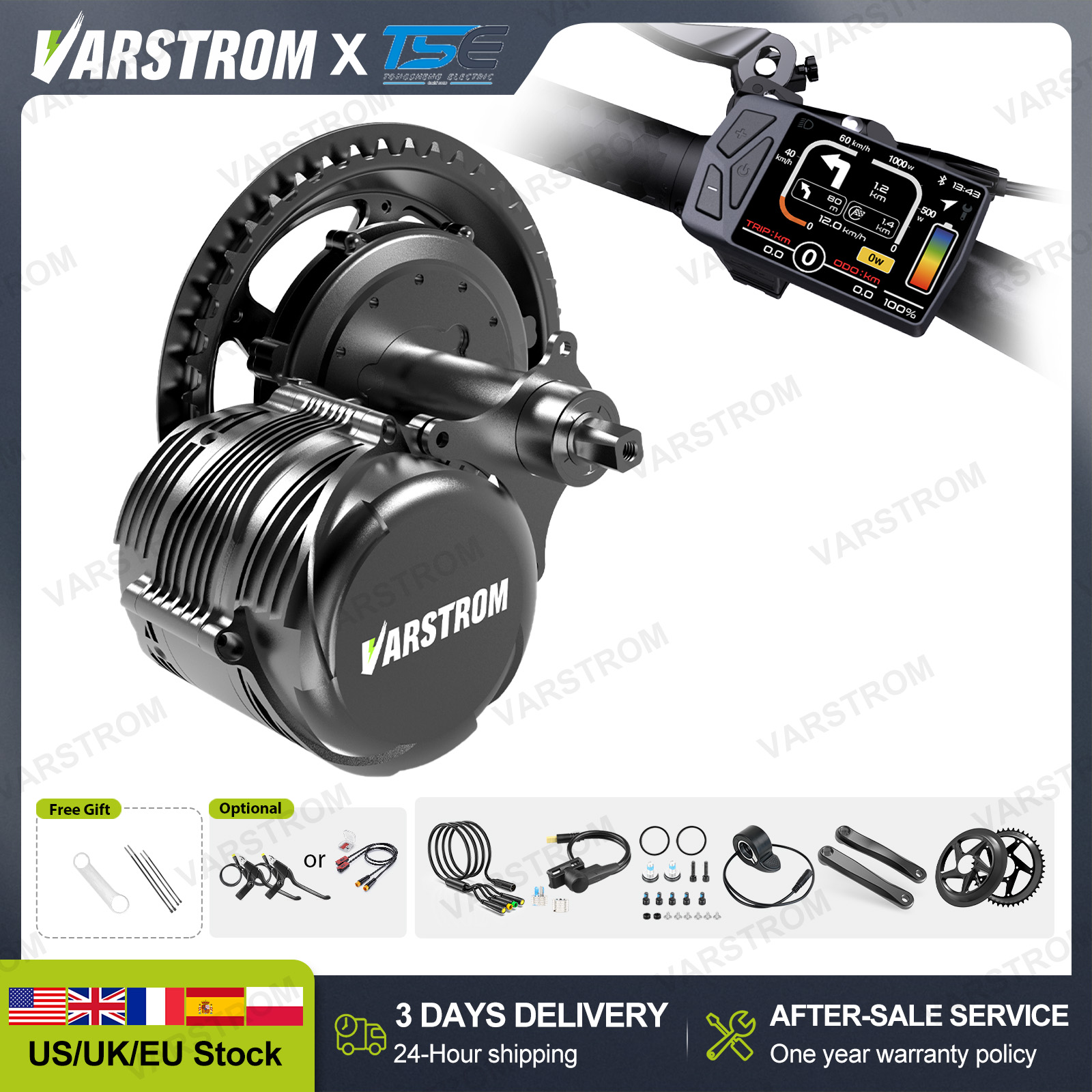 [US 3 Dni Szybka Dostawa] Siln – Tongsheng Tsdz2B Mid Drive Motor recenzja i cena