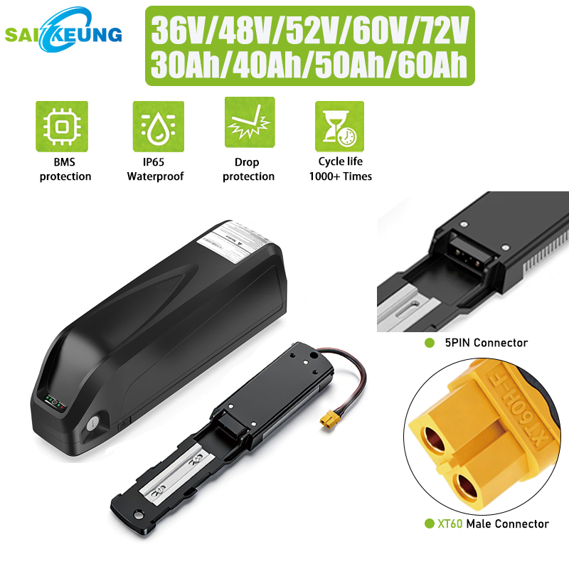 Bateria Cham 36 48v 52 60 72v  – Ebike Battery 48V 20Ah Hailong recenzja i cena